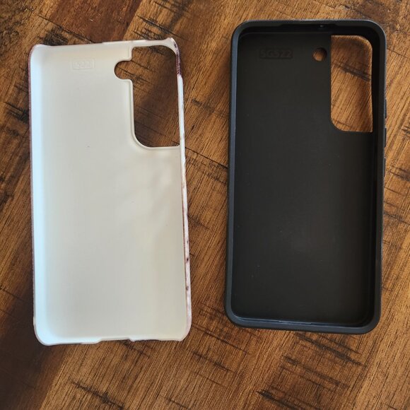 Samsung S22 Cowhide Print Tough Phone Case - Picture 3 of 4